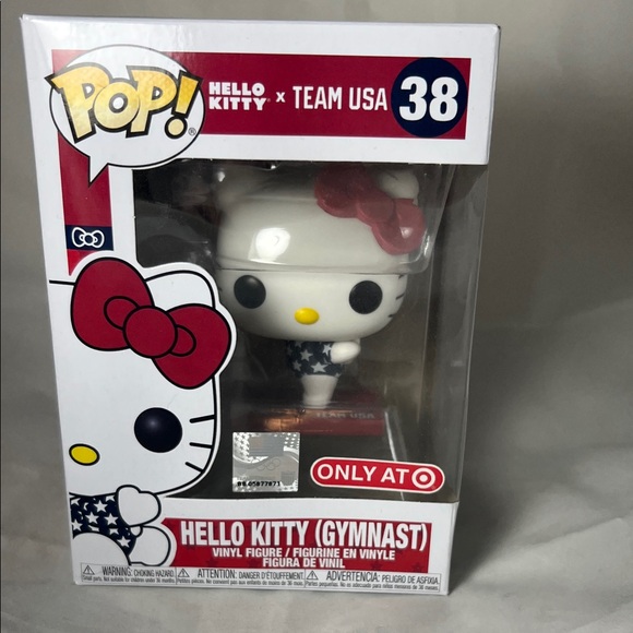 Funko Pop Hello Kitty Team USA Target Exclusive Gymnast 38 - Picture 1 of 7
